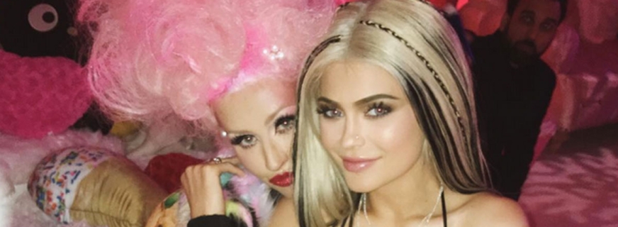 Christina Aguilera Rocks Her Birthday with Lookalike Kylie Jenner