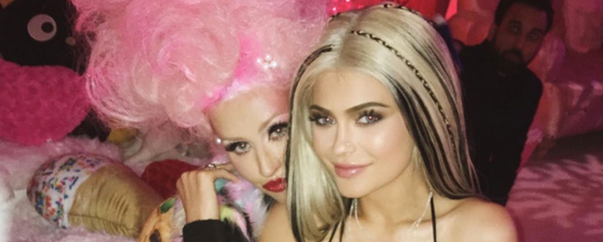 Christina Aguilera Rocks Her Birthday with Lookalike Kylie Jenner